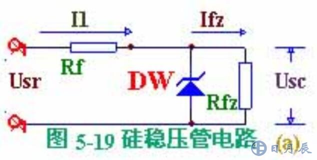 稳压二极管的工作原理及稳压二极管使用电路图