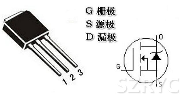 mos管三个引脚怎么区分