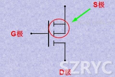 mos管三个引脚怎么区分